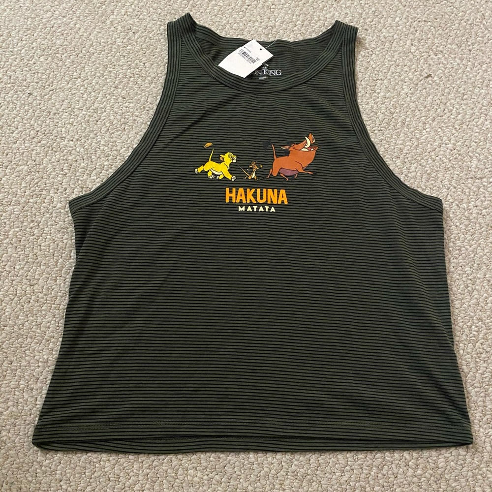 Lion King Crop Tank NWT